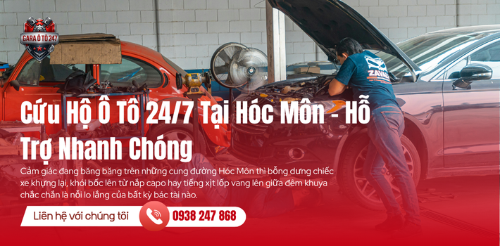 Cứu Hộ Ô Tô 24/7 Tại Hóc Môn – Hỗ Trợ Nhanh Chóng