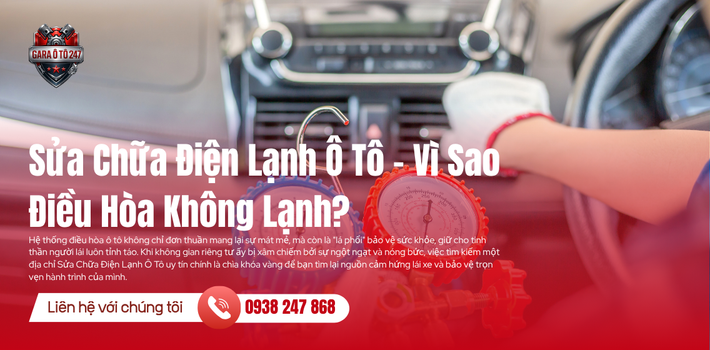 Sửa Chữa Điện Lạnh Ô Tô – Vì Sao Điều Hòa Không Lạnh?
